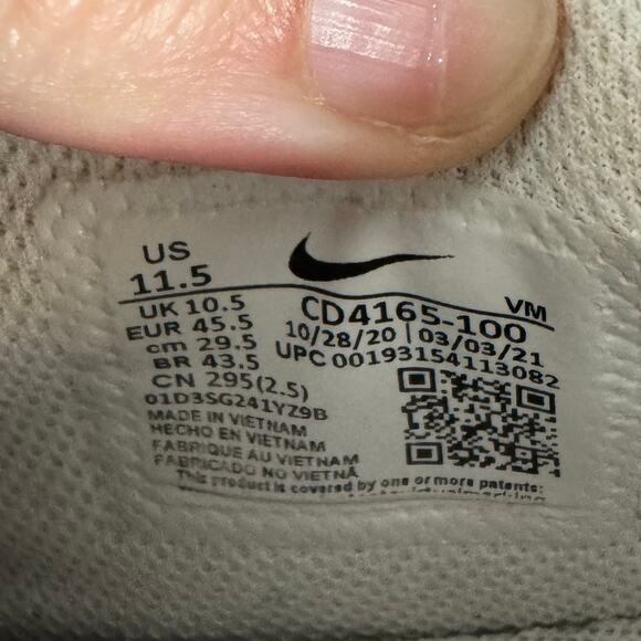 Nike Air Max Excee Sneaker Men 11.5 White Gray Black Swoosh Y2K Dadcore Casual - Picture 8 of 8